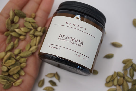 Despierta- Vela aromática de cardamomo