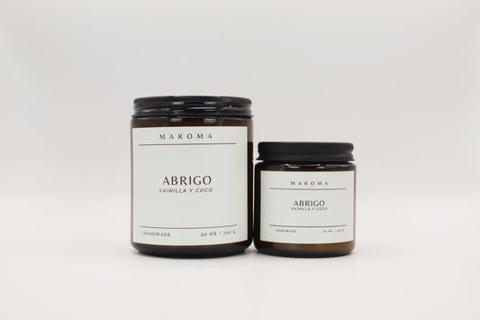 Abrigo - Vela aromática de vainilla & coco