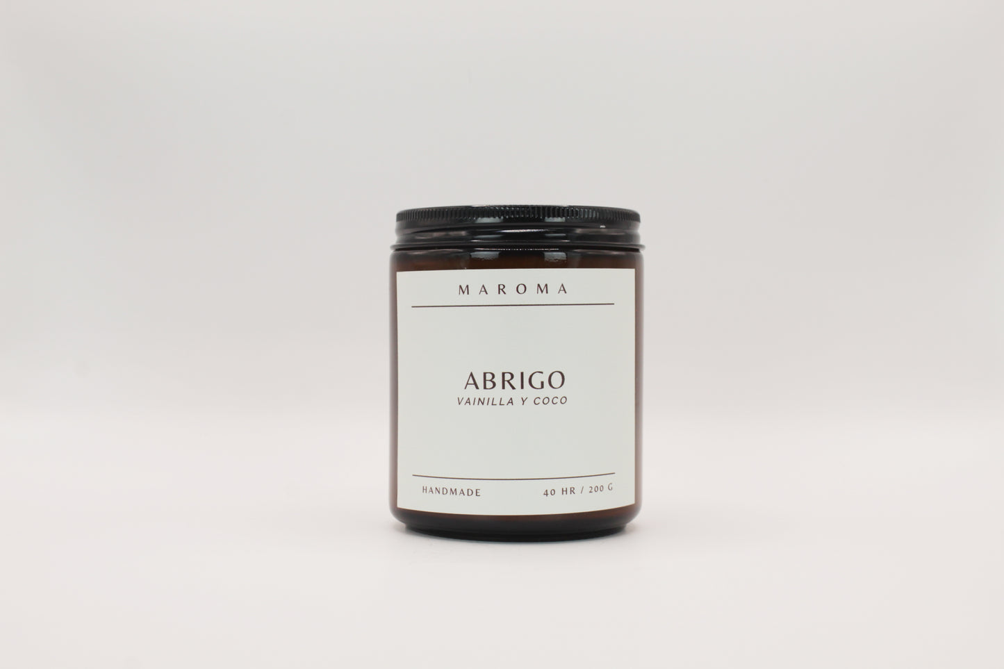 Abrigo - Vela aromática de vainilla & coco