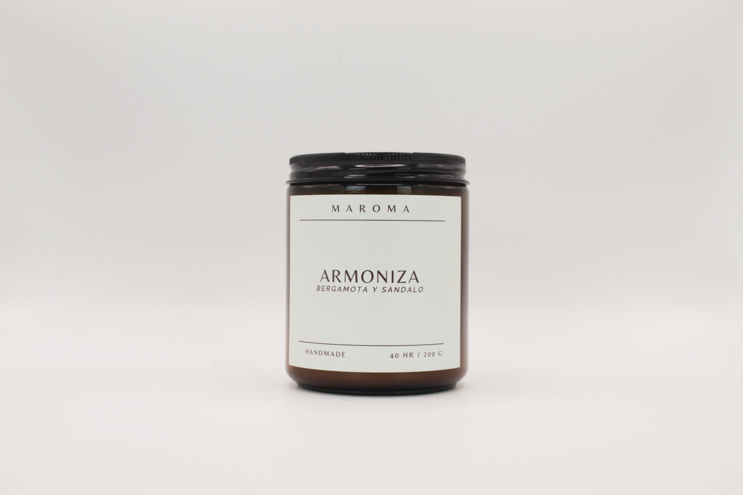 Armoniza - Vela aromática de bergamota y sándalo