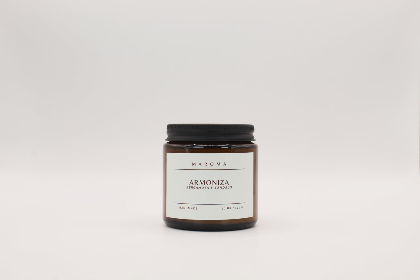 Armoniza - Vela aromática de bergamota y sándalo